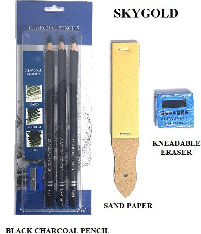 Flipkart.com | ARTTWALA Sketching Kit 35 Pc Art Sketching Kit Graphite  Charcoal Drawing Pencil Set - ART SET