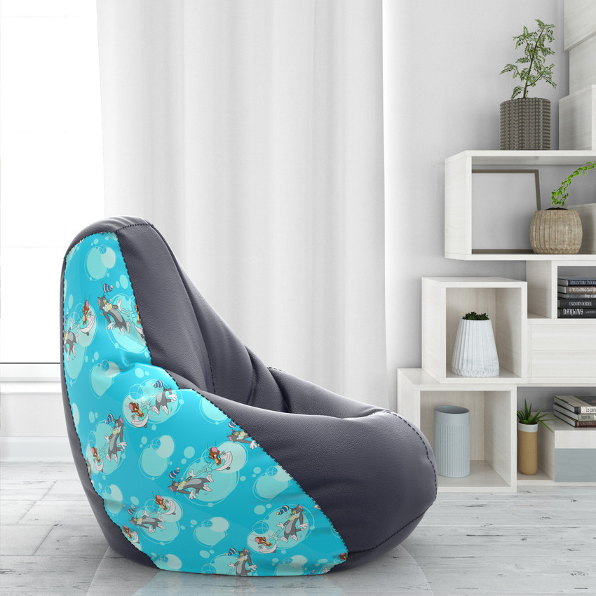 tom and jerry Jumbo Printed Bean Bag Teardrop Bean Bag With Bean
