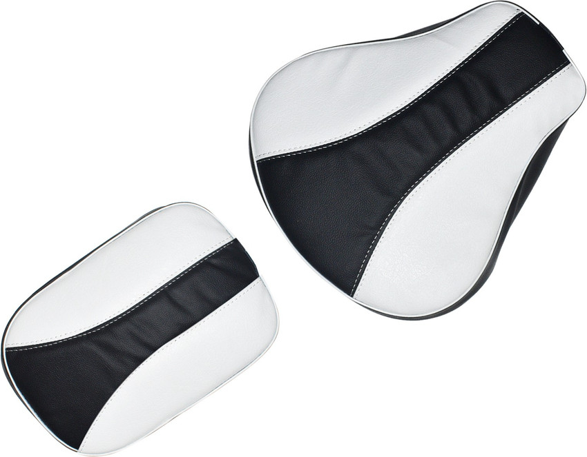 White bike seat cover top