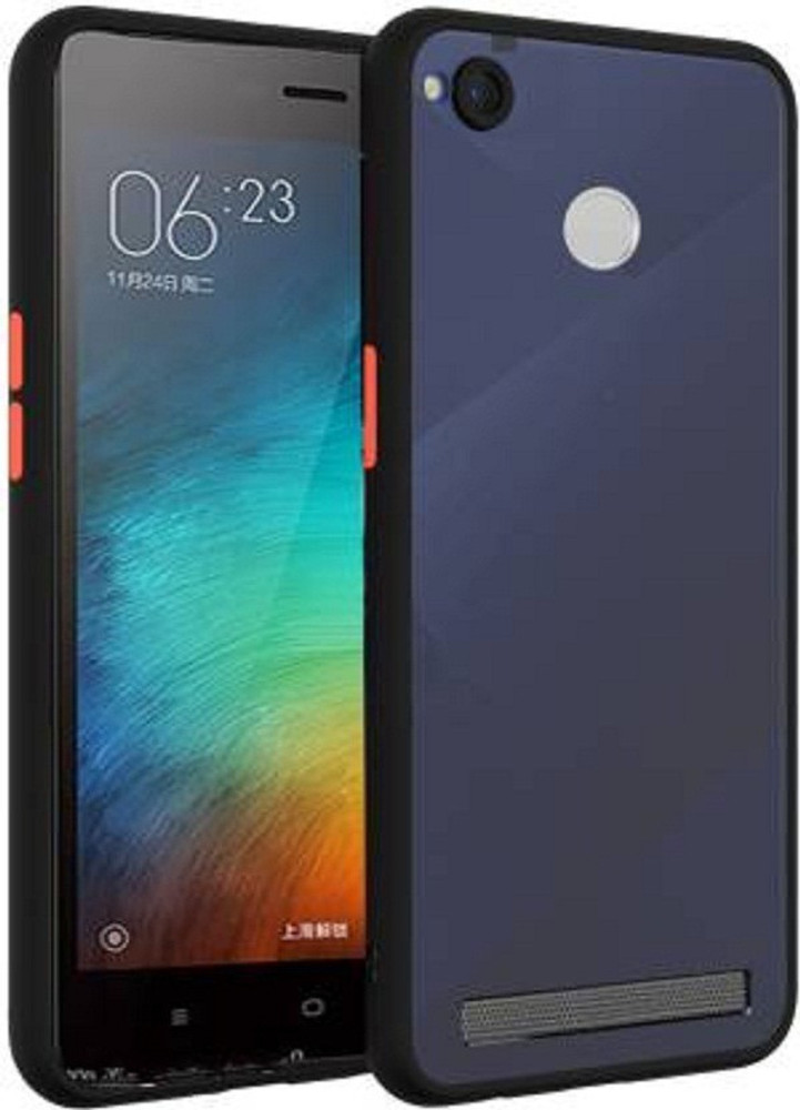 11D Back Cover for Mi Redmi 3S Prime Black Grip Case 11D Flipkart