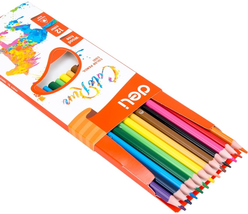 Buy Deli 24 Shades Color Pencils for Students, Professionals