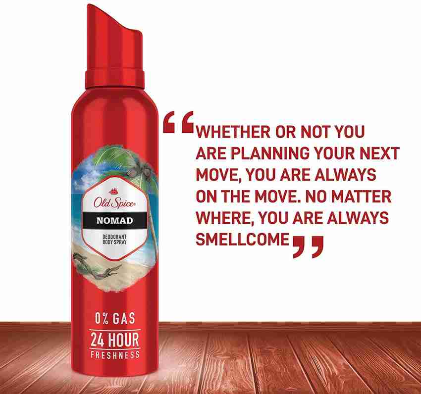 OLD SPICE Nomad Body Spray 140ML Each Pack of 4 Deodorant Spray
