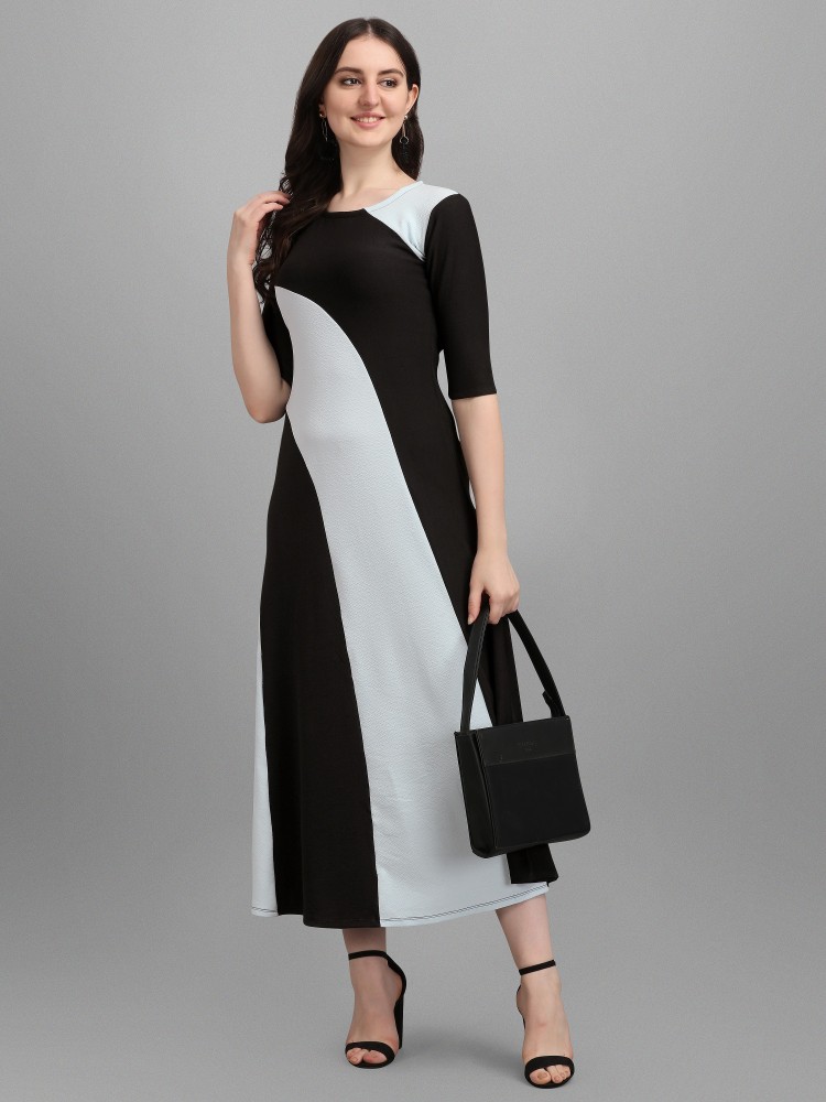 Black and hotsell white western dress