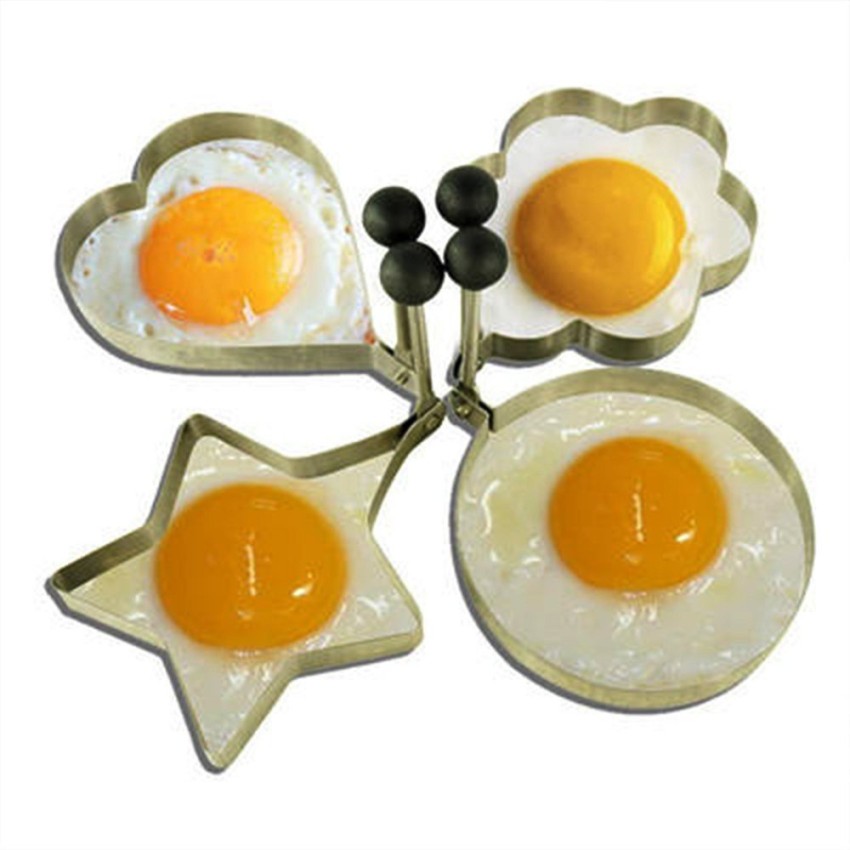 Egg Ring Molds for Cooking - 5Pcs Stainless Steel Ring Mold Egg