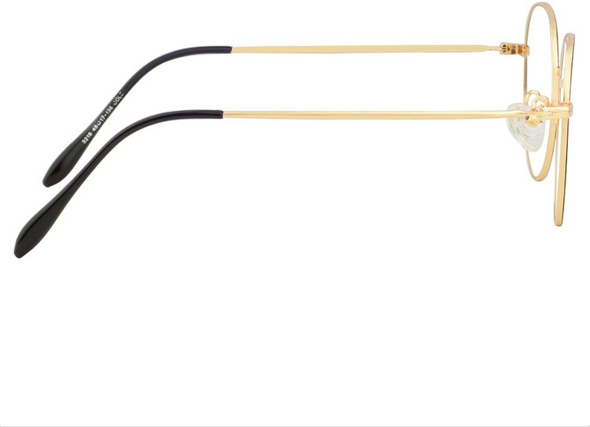 Oval gold frame glasses hot sale