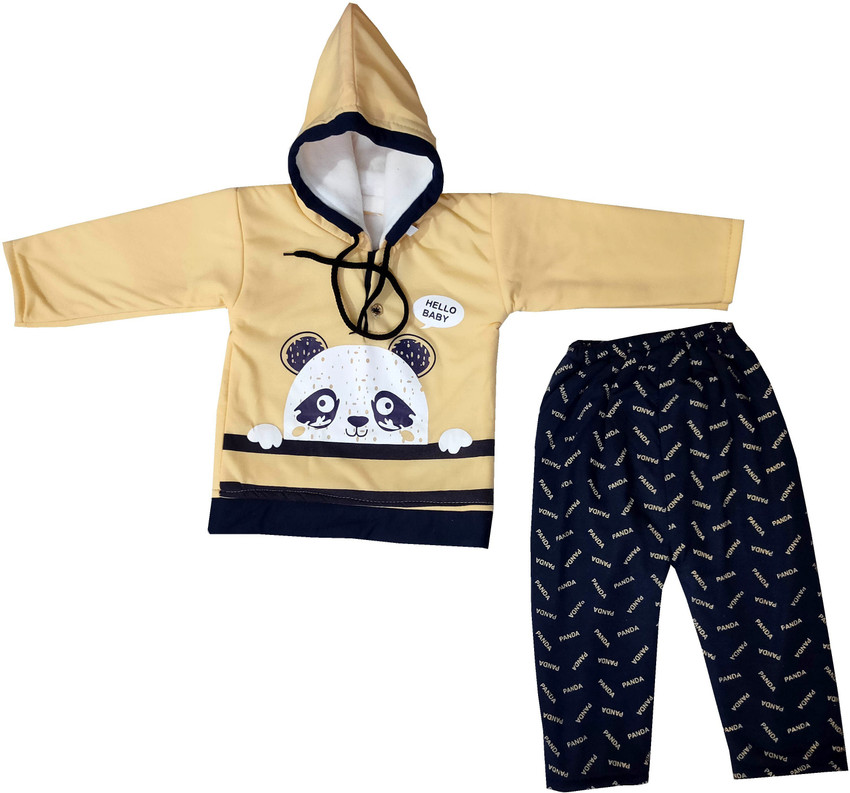 Siddhi Enterprises Baby Boys Baby Girls Casual T shirt Pyjama
