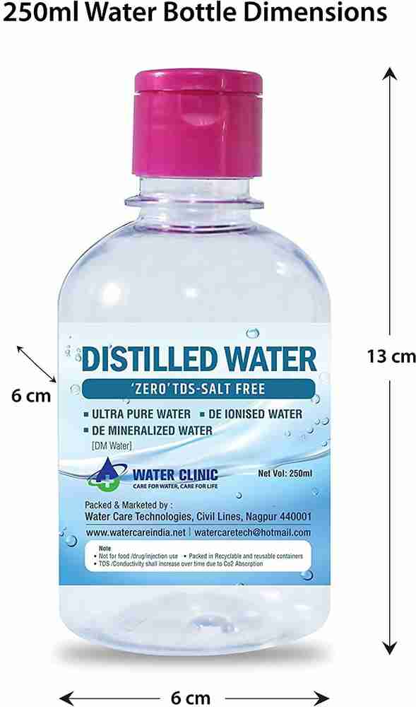 Water Care Ultra Pure Di Ionised Distilled Water for Battery Inverter Medical Equipment s Chemicals and Cosmetic Formulations with Flip Cap 250ml Bottle Pack of 3 Kitchen Cleaner Price in India Buy Wa...