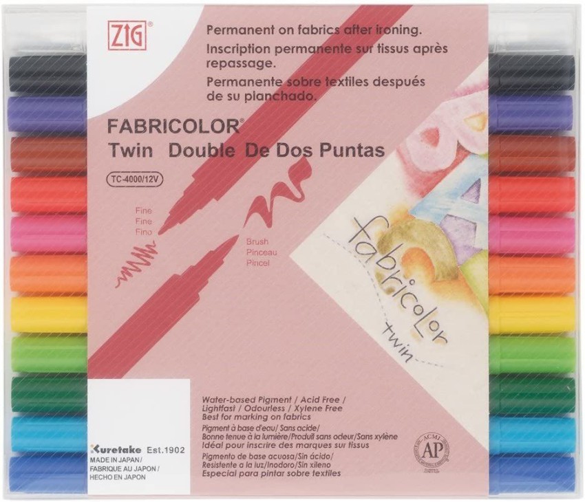 Zig Textile Fabricolor Twin Set of 24