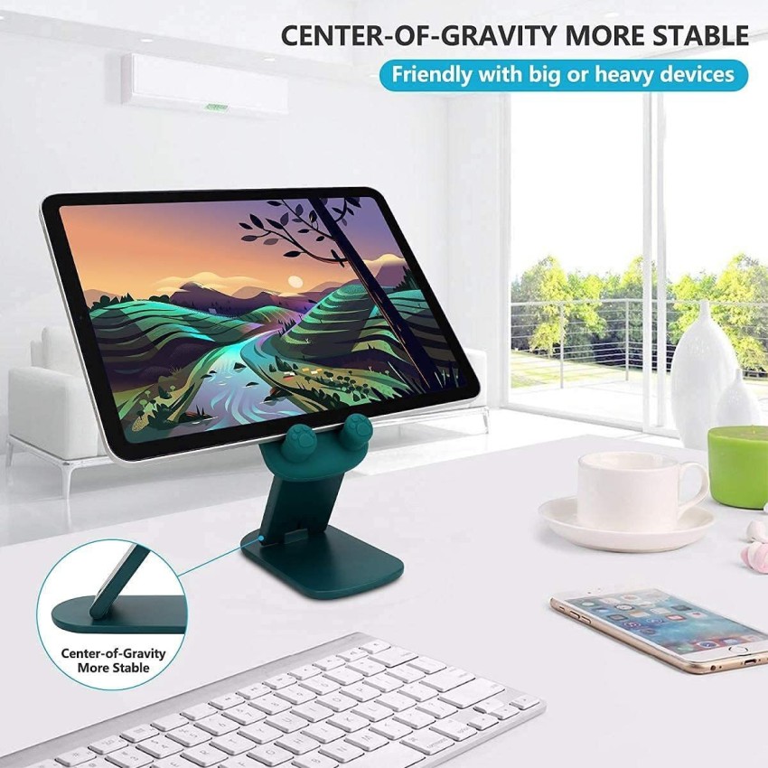 Black SAFESEED Foldable Desktop Tablet Mobile Stand Holder Plastic