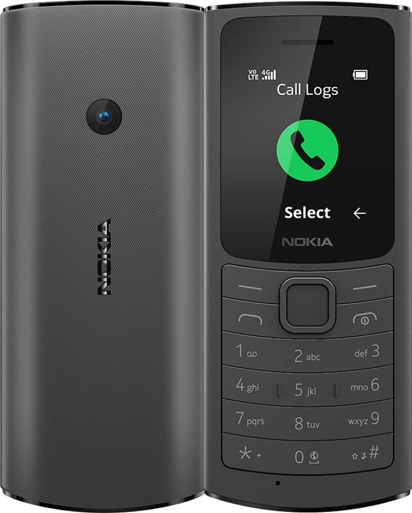 Nokia 110 4G with Volte HD Calls, Up to 32GB External Memory, FM Radio ( 48  GB Storage, 128 GB RAM ) Online at Best Price On