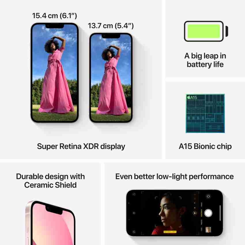 Apple iPhone 13 mini ( 256 GB GB Storage, 0 GB RAM ) Online at 