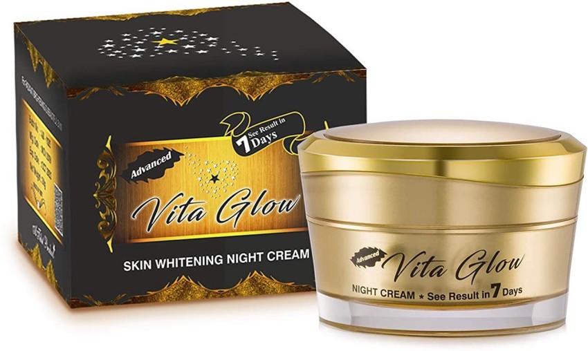 vita glow Skin Whitening Night Cream with 30g Price in India