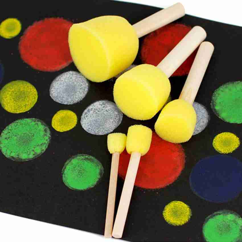 40pcs Foam Brushes, Mushroom Head Sponge, Painting Sponges For Wooden  Handle Brush Sponge Painting Tools, Paint Sponge Brush Painting Tools DIY  Painti