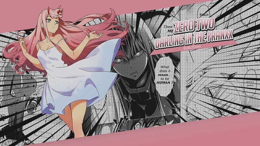 Zero Two Darling Darling In The Franxx Matte Finish Poster Paper Print -  Animation & Cartoons posters in India - Buy art, film, design, movie,  music, nature and educational paintings/wallpapers at