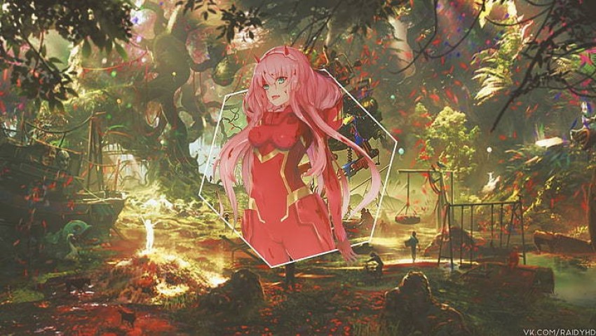 Zero Two Past 002 Anime Darling In The Franxx Zero Two Matte Finish Poster  Paper Print - Animation & Cartoons posters in India - Buy art, film,  design, movie, music, nature and