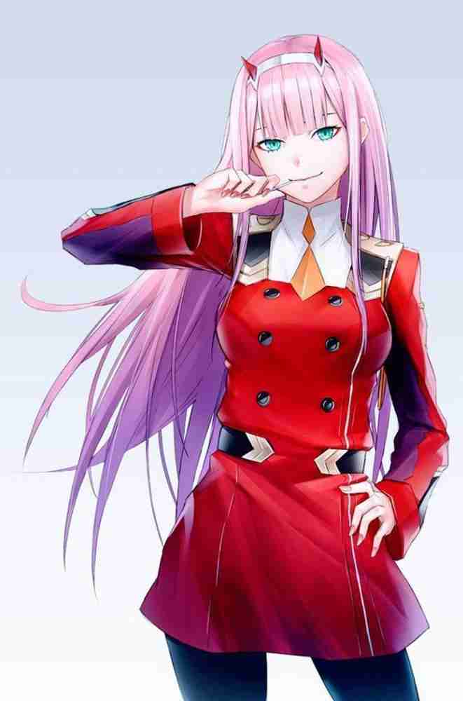 Zero Two Darling Darling In The Franxx Matte Finish Poster Paper Print -  Animation & Cartoons posters in India - Buy art, film, design, movie,  music, nature and educational paintings/wallpapers at