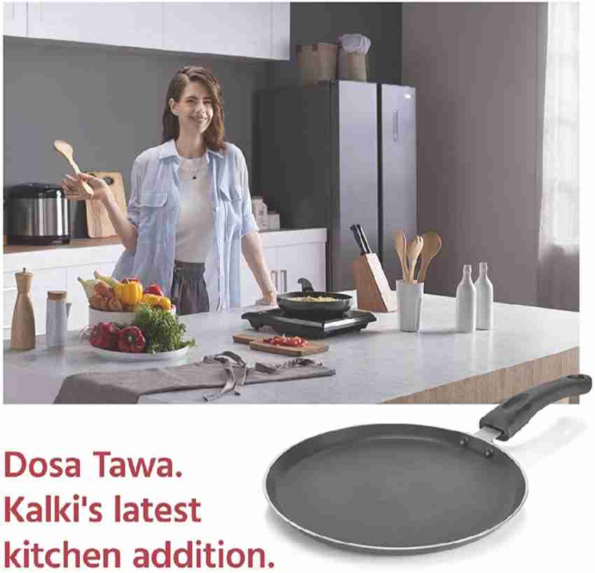 Kitchen Chef Non Stick Induction Bottom Roti Tawa 25.5 cm diameter