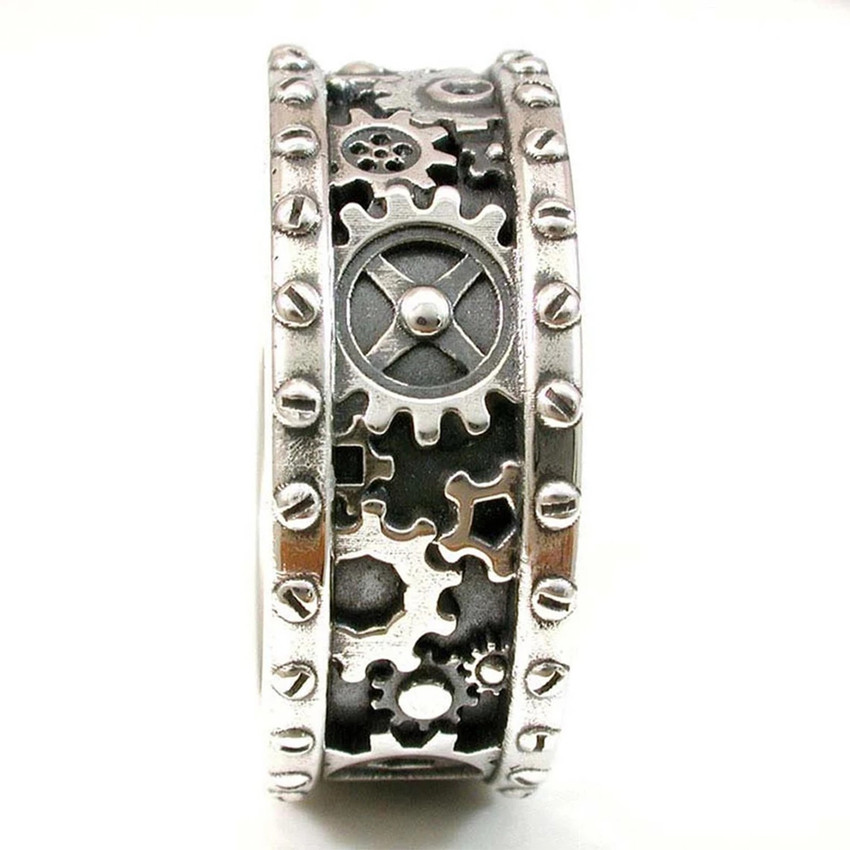 Gear finger ring store
