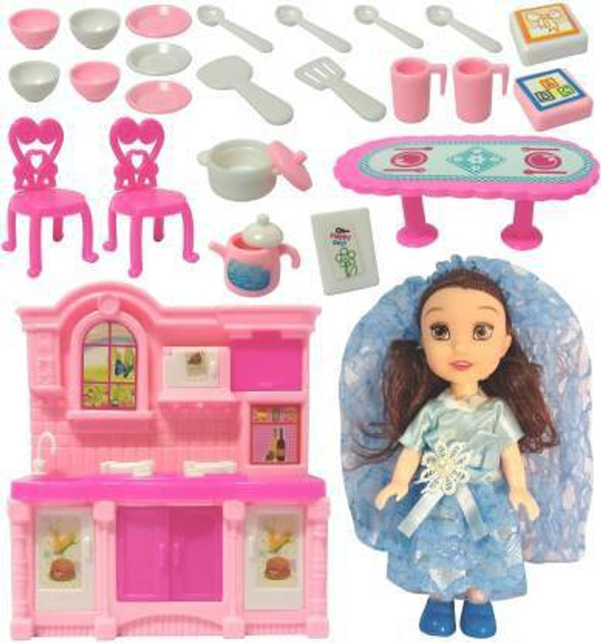 Baby doll shop cooking set