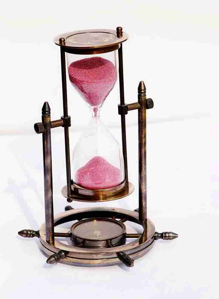Vintage sand hourglass sales