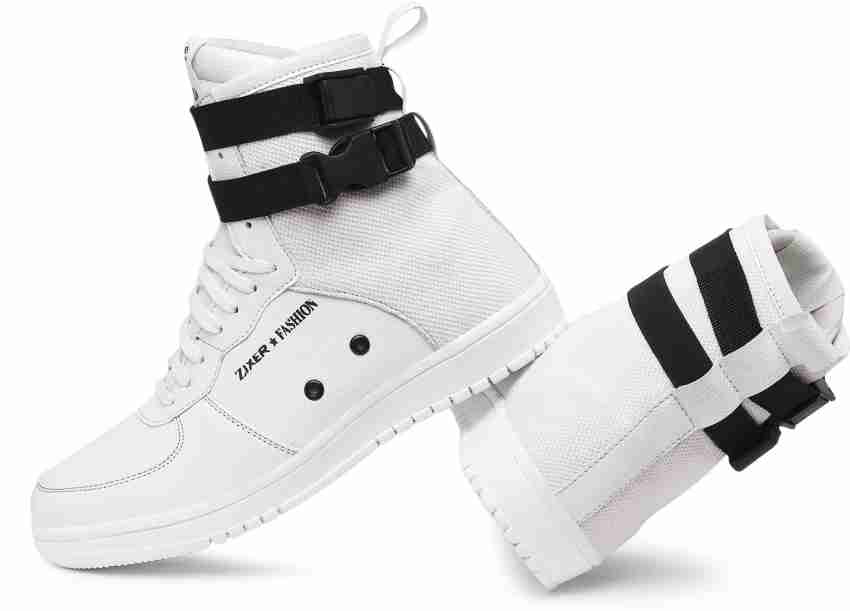 High top store nikes with zipper