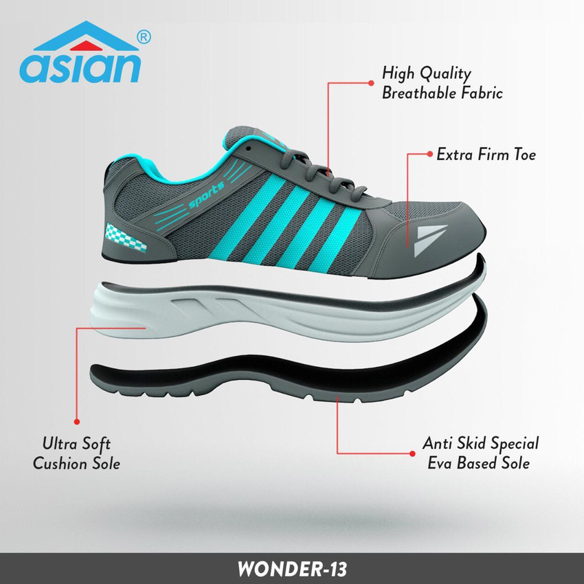 asian wndr 13 sports shoes for men Latest Stylish Casual sport