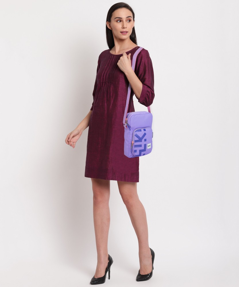 WIKI Purple Sling Bag Jaunty Purple - Price in India