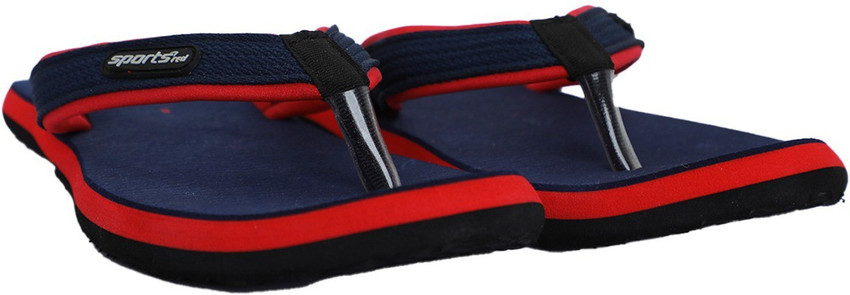 sports red Lets walk ogether Men Flip Flops Buy sports red Lets