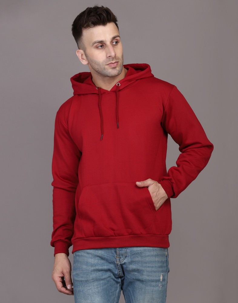 Men's Sweatshirt - Red - L