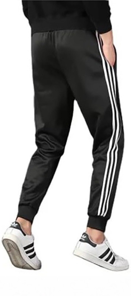 Mens deals stripe joggers