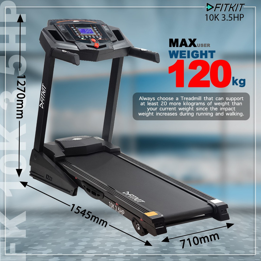 FITKIT by Cultsport 10K 3.5HP Peak Motorised with Max Weight 120kg Diet Plan Trainer Led Sessions Treadmill Buy FITKIT by Cultsport 10K 3.5HP Peak Motorised with Max Weight 120kg Diet Plan