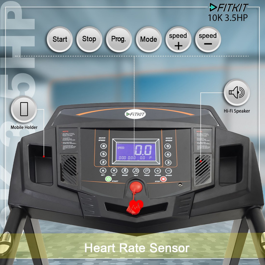 FITKIT by Cultsport 10K 3.5HP Peak Motorised with Max Weight 120kg