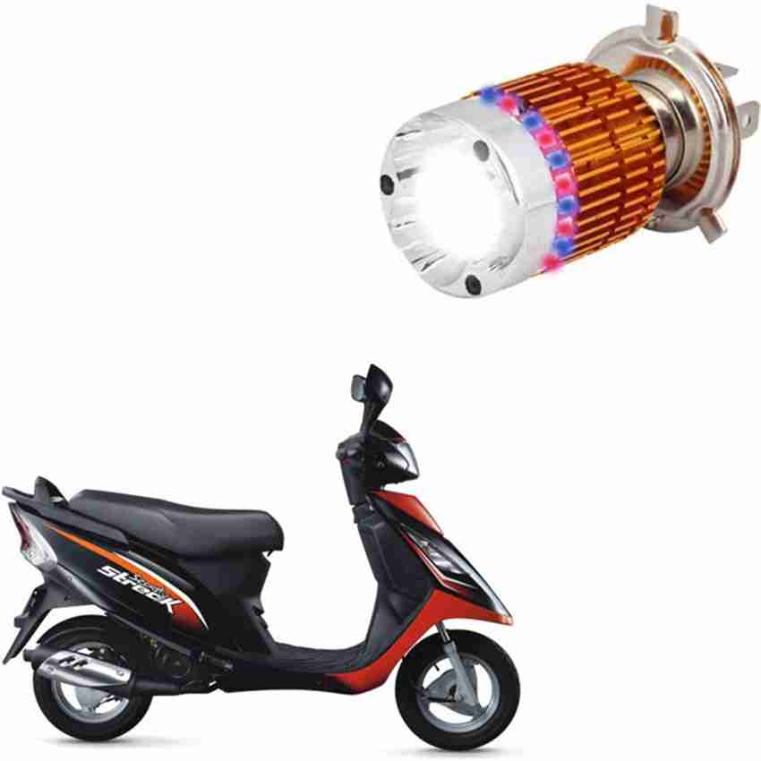 APICAL 3 LED Headlight For Scooty Streak Headlight Motorbike LED for TVS 12 V 35 W Price in India Buy APICAL 3 LED Headlight For Scooty Streak Headlight Motorbike LED for