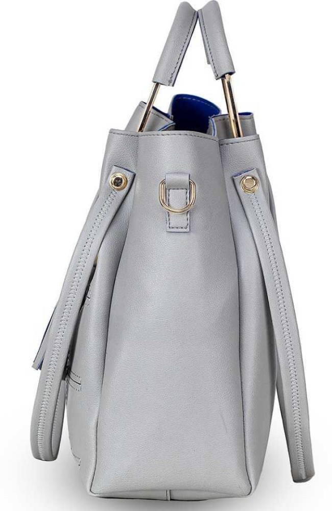 Markscott Grey Hand-held Bag PU Leather Latest Trendy Fashion Ladies  Handbag With Sling Bag & Clutch 3pcs Purse Set (Pack of 3) Grey - Price in  India