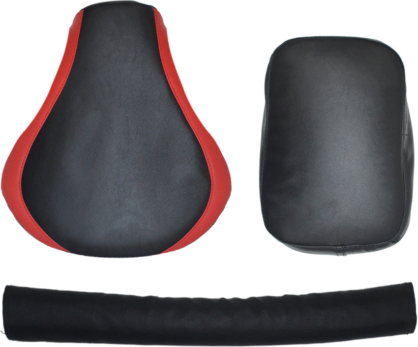 AHLMOTOR Seat Cover with Back Rest Foam Combo Set for Royal