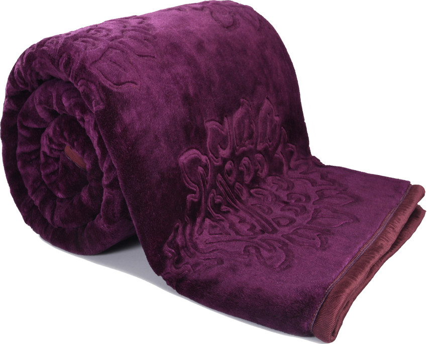Magical floral single shop mink blanket