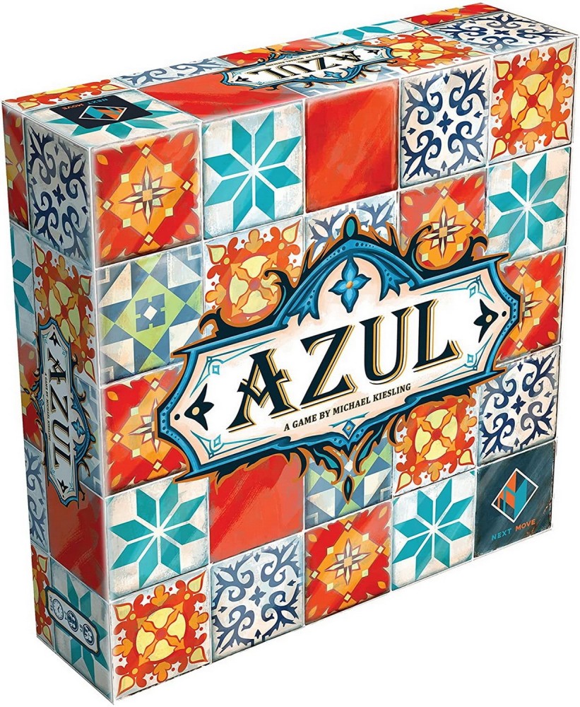 NADDEX Azul Board Game Strategy Board Game Mosaic Tile Placement Game  Family Board Game for Adults and Kids Party & Fun Games Board Game Strategy  & War Games Board Game - Azul