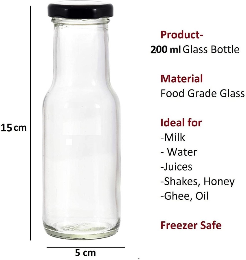 200ML Milk/Shake/Juice Glass Bottle