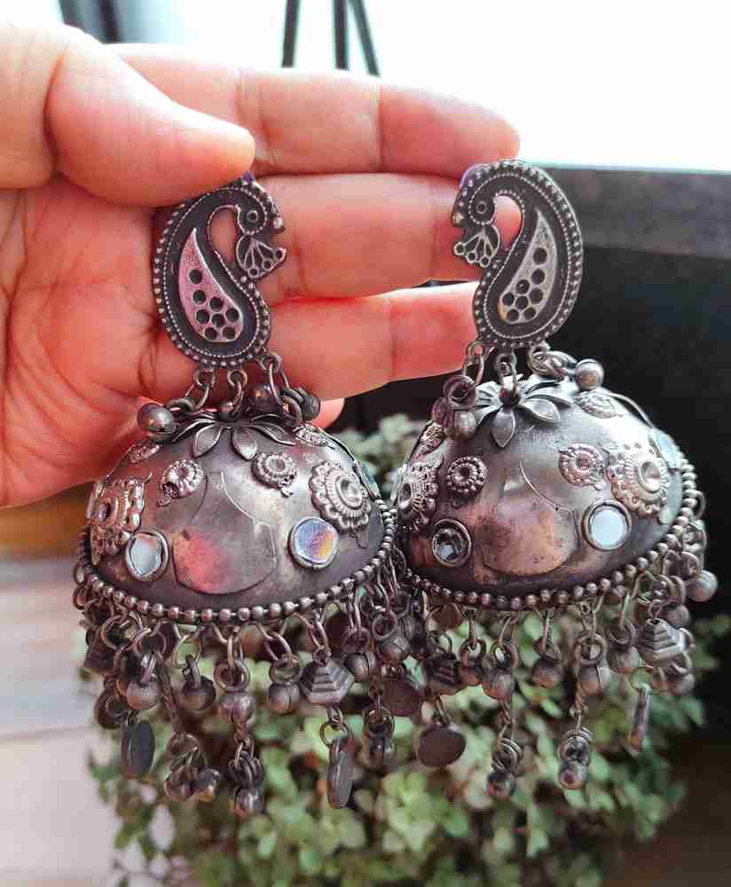 Flipkart Buy Fuschianet Jumbo Jhumka Oxd Alloy Jhumki
