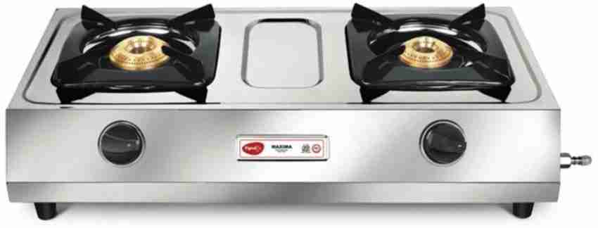 Pigeon gas stove hotsell 2 burner stainless steel