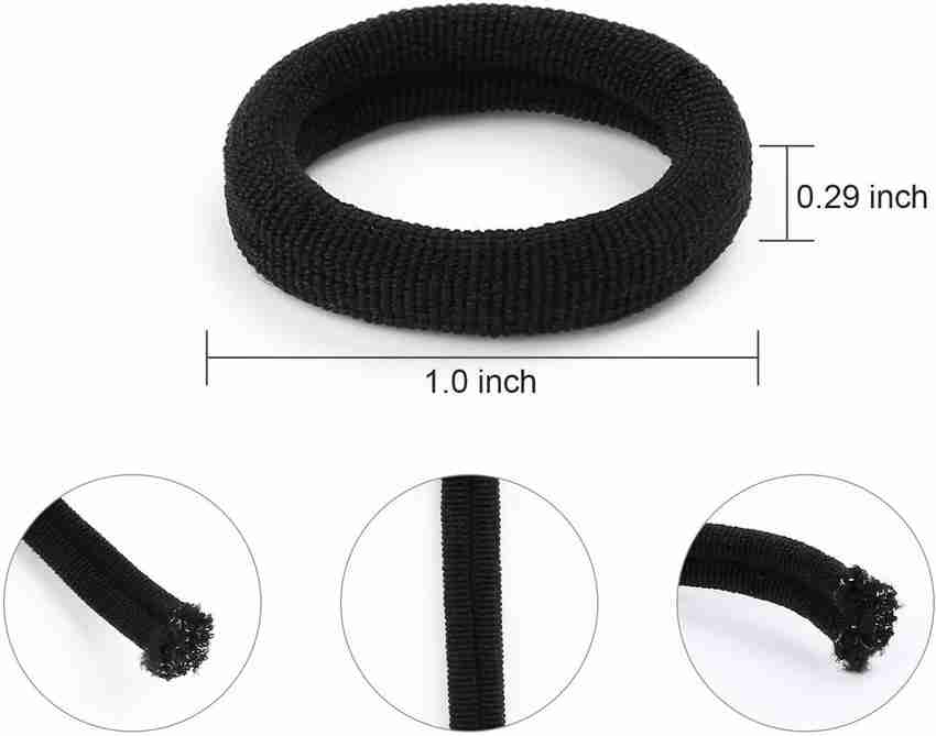 Small thick black rubber bands sale
