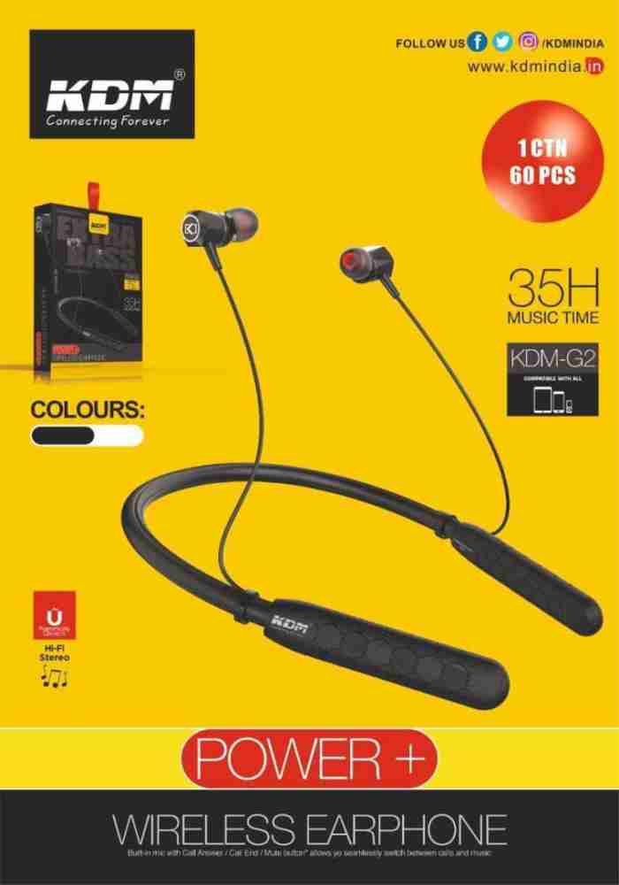 Kdm g2 premium bluetooth best sale earphone price