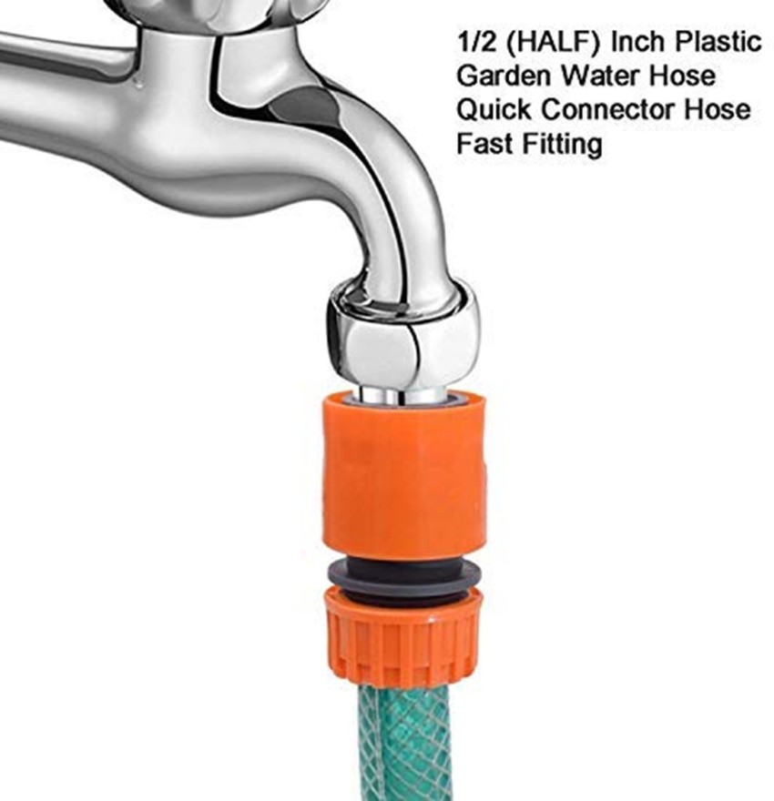 lukzer 2PC Water Hose Connectors for Pipe Tap Female Adapter Quick Fitting  Garden Water Hose One Touch Joint (Green) Hose Connector Price in India -  Buy lukzer 2PC Water Hose Connectors for