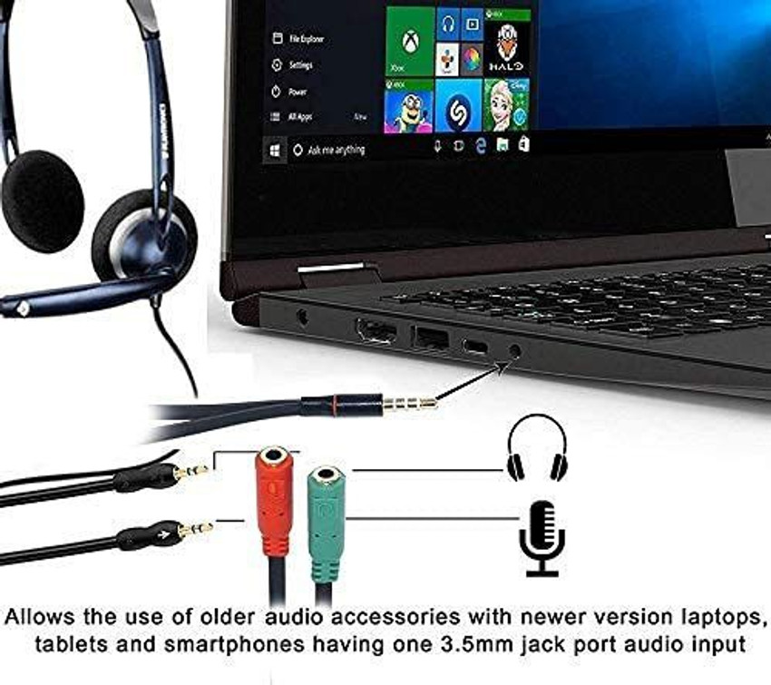 Headphone microphone combo jack discount adapter