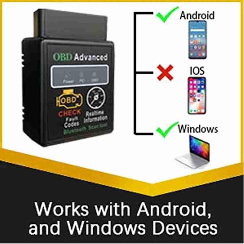 AutoPowerz V1.5 Firmware OBDII OBD2 Bluetooth Car Diagnostic Scan Tool Auto  OBD OBD Reader