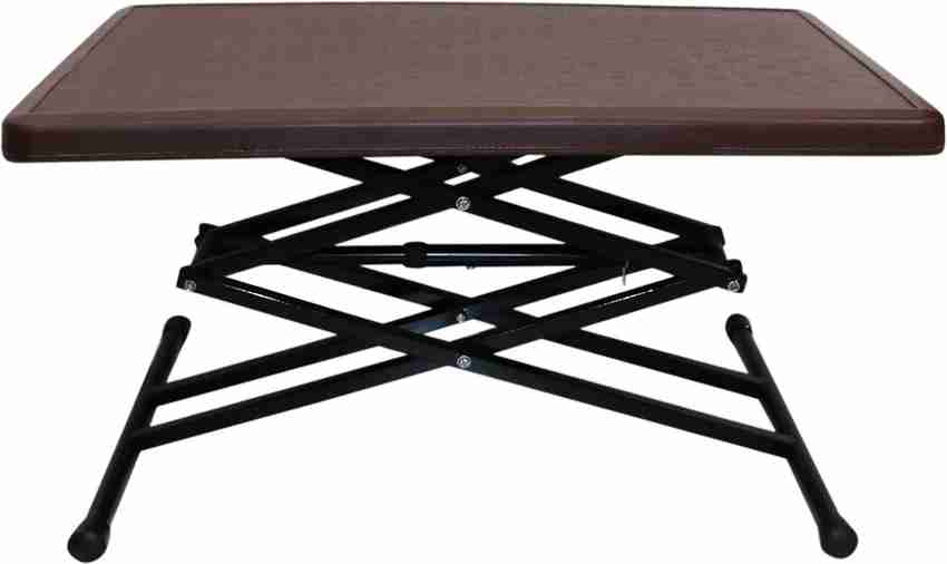 Multipurpose adjustable store folding table
