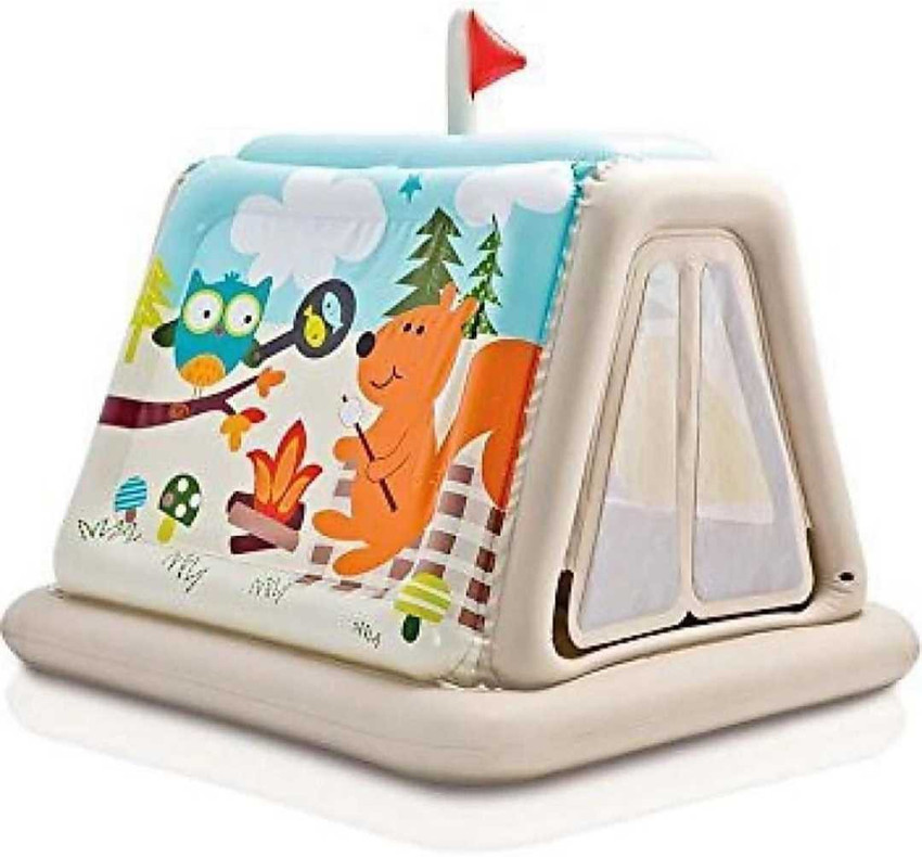 Inflatable top play tent