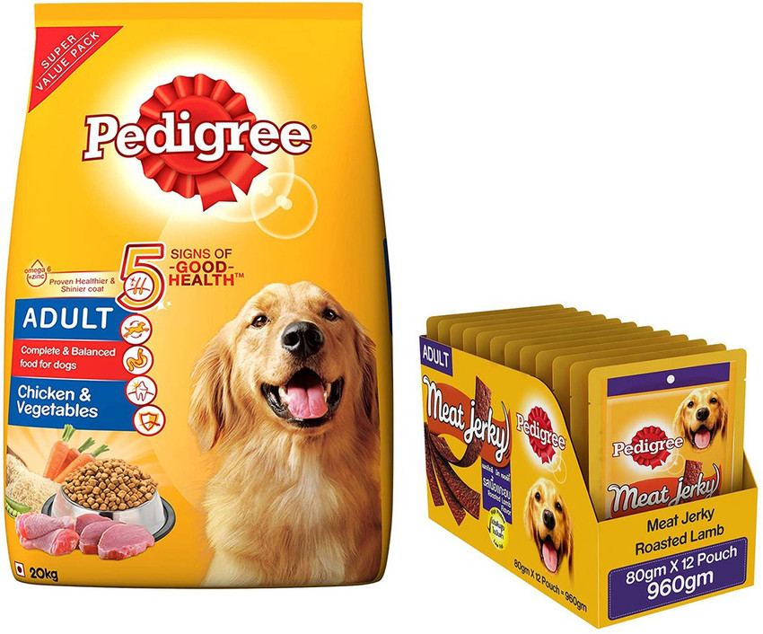 Pedigree meat sale and vegetables 20kg