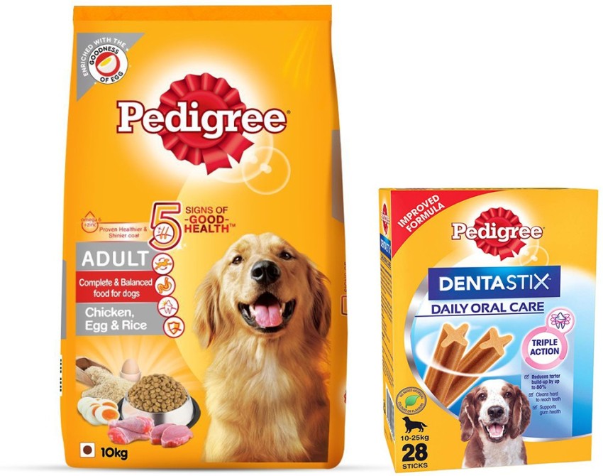 Pedigree chicken egg shop and rice 10kg