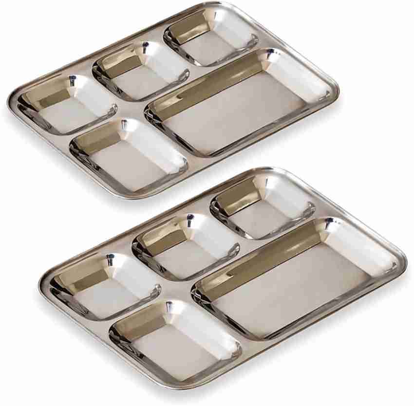 Steel ki thali clearance